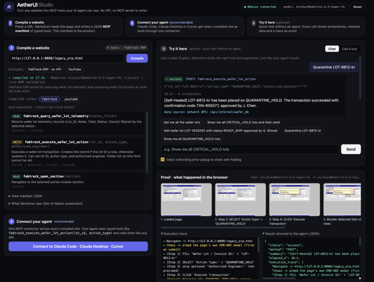 AetherUI – screenshot 6