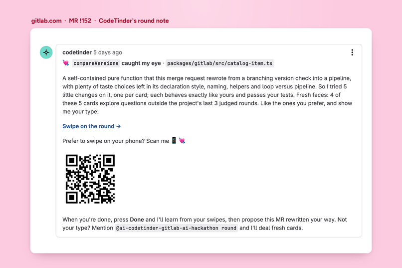 CodeTinder: swipe for the love of code – screenshot 2