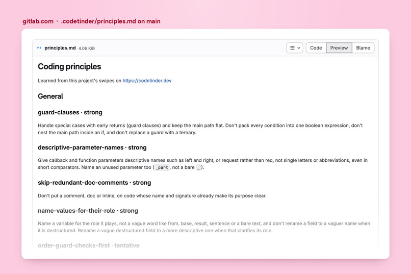 CodeTinder: swipe for the love of code – screenshot 7