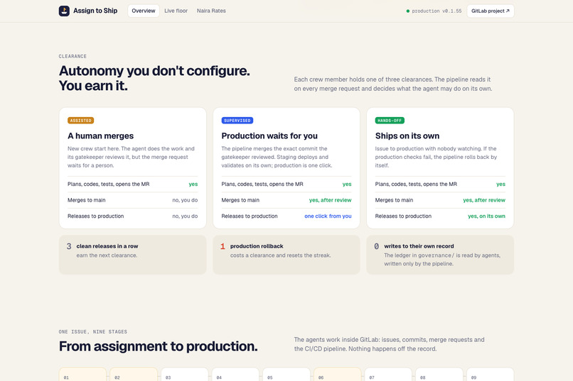 Assign to Ship – screenshot 1