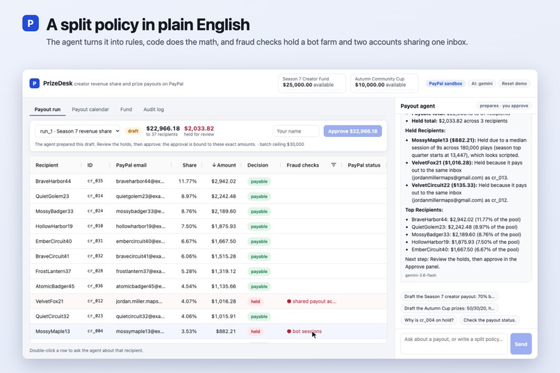 PrizeDesk – screenshot 2