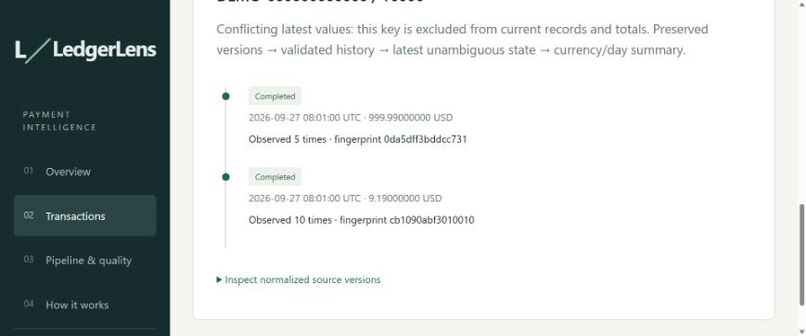 LedgerLens – screenshot 2