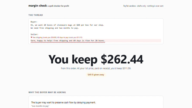 margin-check – screenshot 2