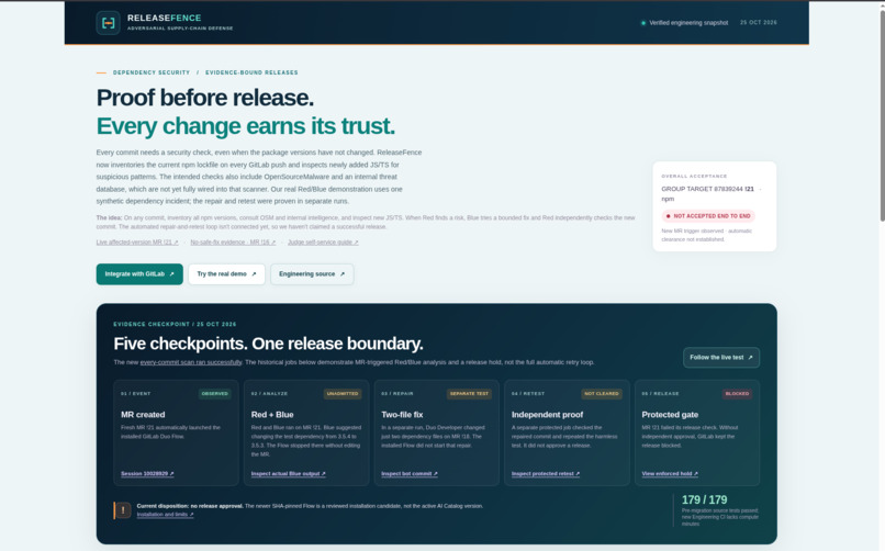 ReleaseFence – screenshot 1