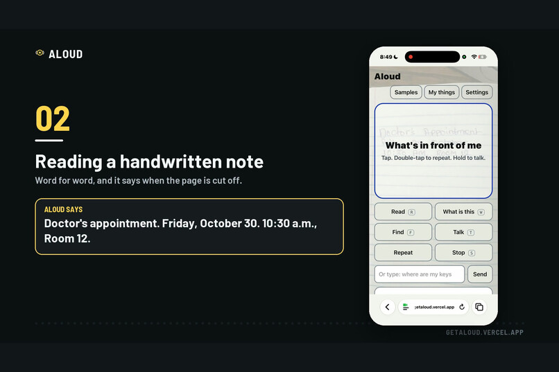Aloud – screenshot 3