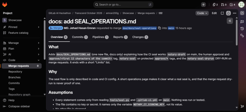 Notary: Make AI Agents Prove Their Claims – screenshot 6