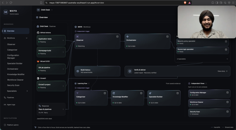 MAYA — A Company-Specific AI Delivery Workforce – screenshot 1