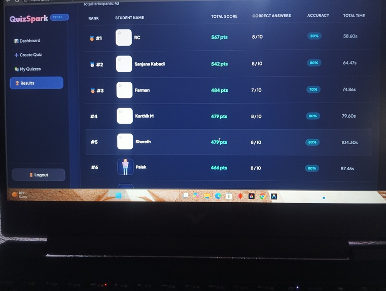 Quizspark – screenshot 1