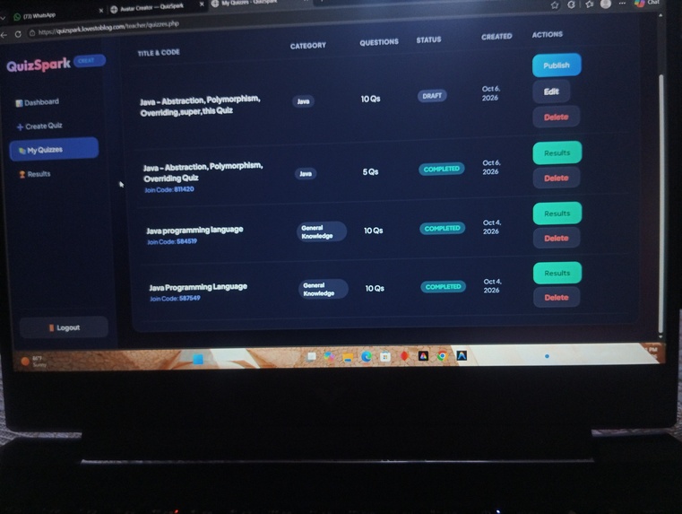 Quizspark – screenshot 2