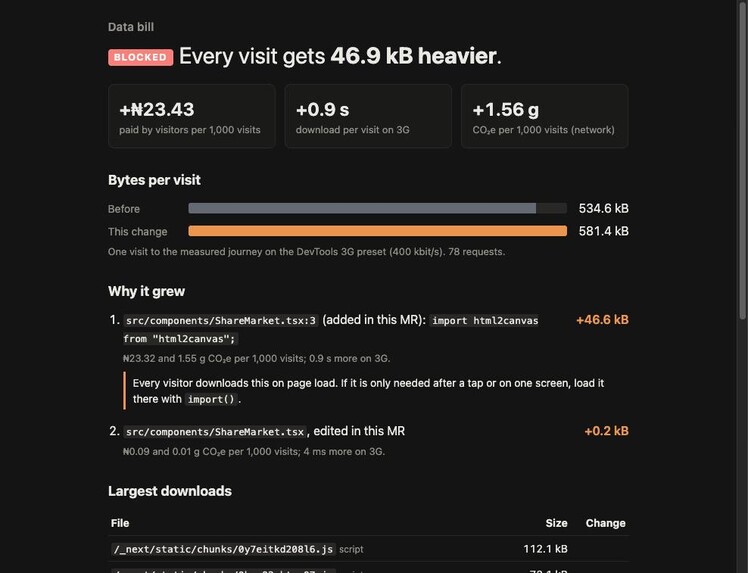 Data Diet – screenshot 1