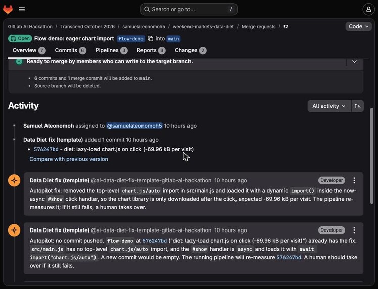 Data Diet – screenshot 2