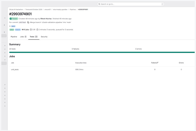 ReturnReady Guardian — AI-Powered DevSecOps – screenshot 7