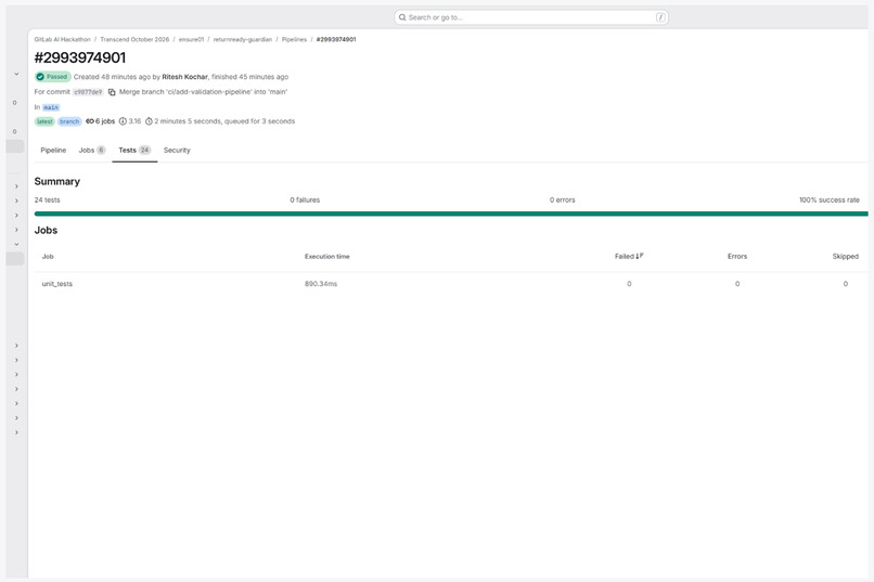 ReturnReady Guardian — AI-Powered DevSecOps – screenshot 8
