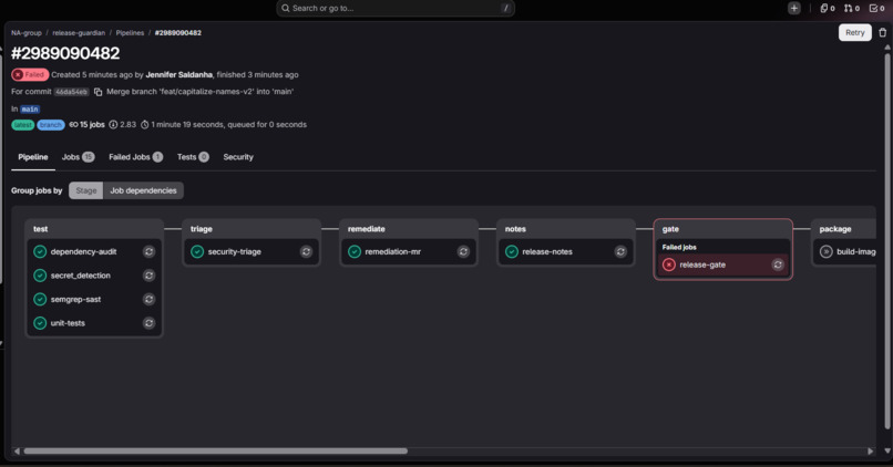 Release Guardian – screenshot 1