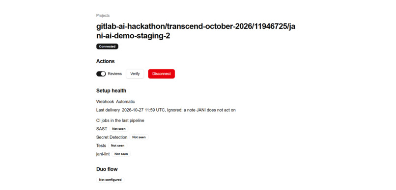 JANI (Just AI Noting Improvements) – screenshot 2