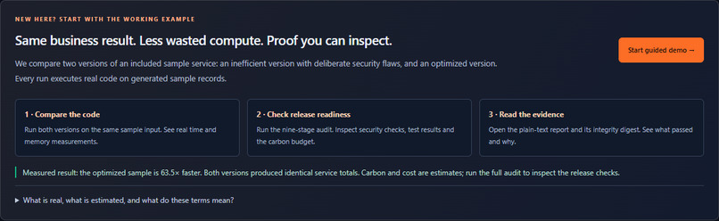 VeriGreen: Post-Code SCI Governor – screenshot 13