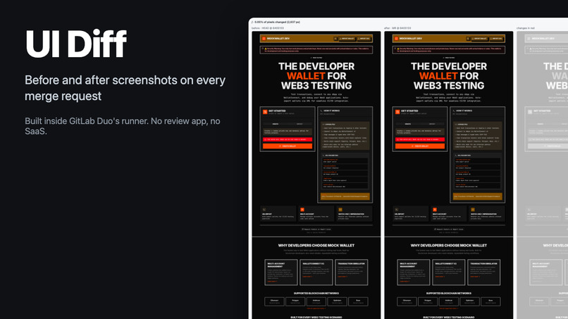 UI Diff – screenshot 1
