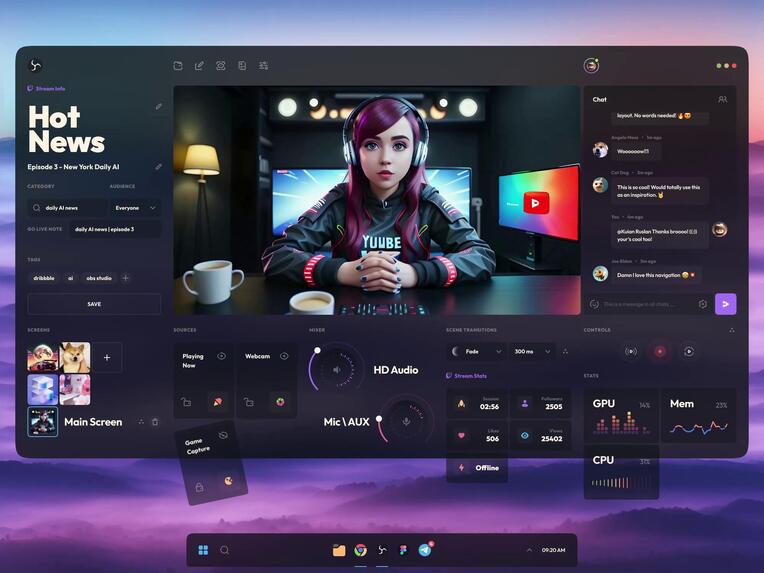 Codex+ twitch_LLM_AGENT_SUITE: Unified AI Suite Console – screenshot 1