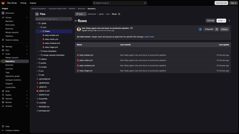 Relay: Issue-to-Production Agent Crew – screenshot 8