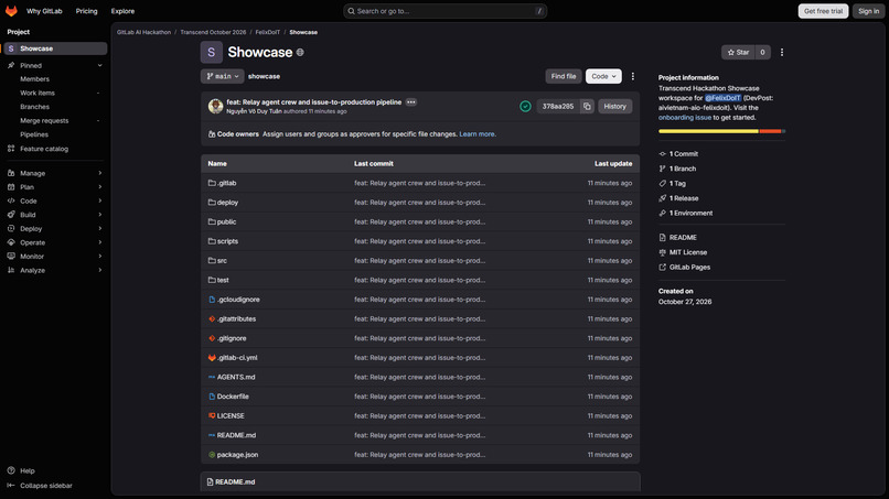 Relay: Issue-to-Production Agent Crew – screenshot 10