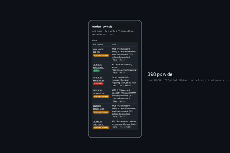 Warden – screenshot 3