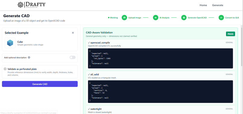 Drafty Autopilot: Engineering-Aware CI/CD – screenshot 1