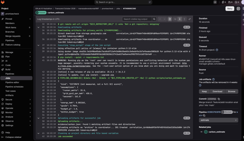 PromiseCheck – screenshot 3