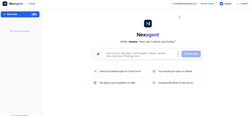 Nexagent – screenshot 2