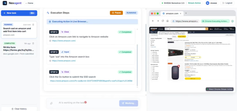 Nexagent – screenshot 5