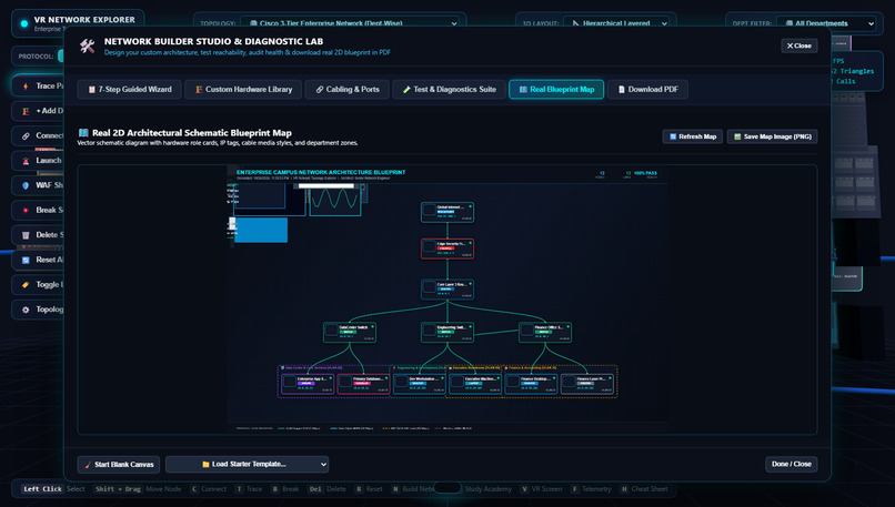 Quest NetVR - 3D Network Topology & Study Academy – screenshot 7