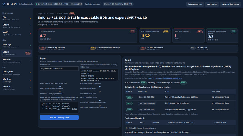 CircuitSQL – screenshot 4