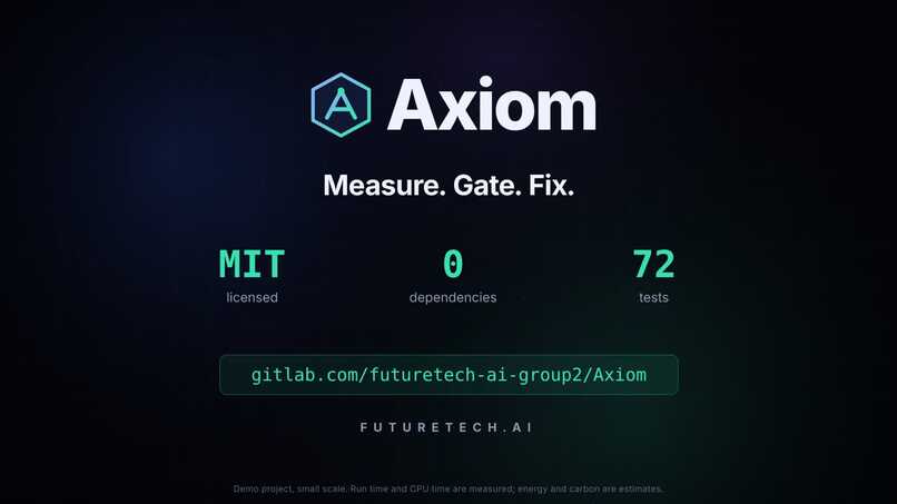 Axiom for CI/CD – screenshot 1