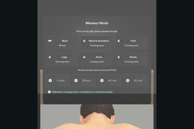Masseur Mode – screenshot 1