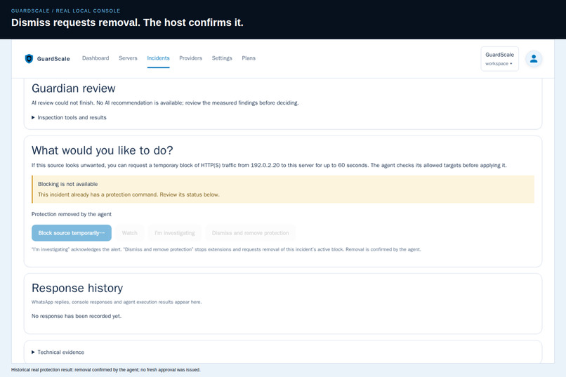 GuardScale: Your Infrastructure, One Reply Away – screenshot 6