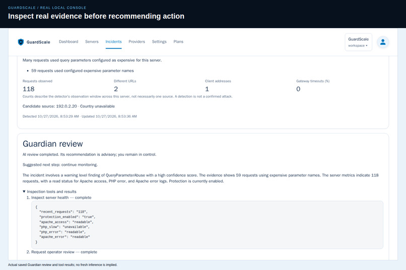 GuardScale: Your Infrastructure, One Reply Away – screenshot 5