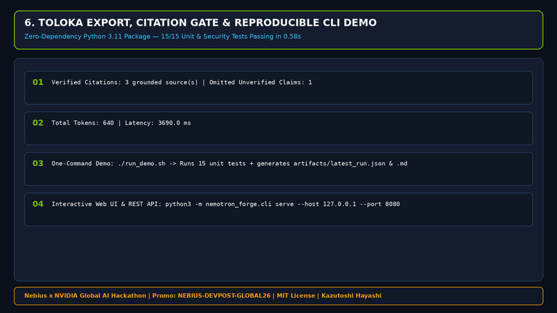 Nemotron-Forge: Multi-Agent & Physical Verification Engine – screenshot 6