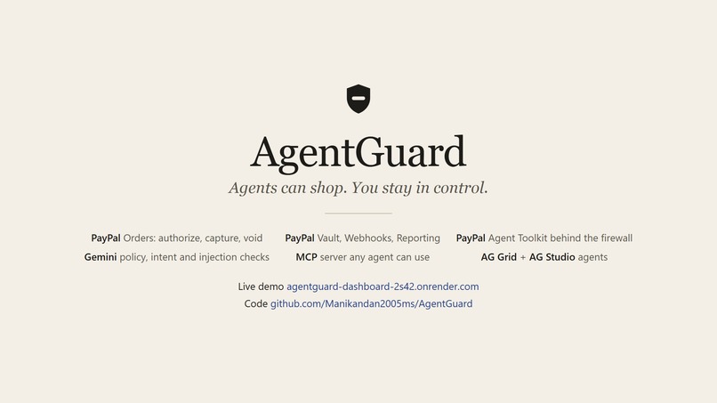 AgentGuard – screenshot 2