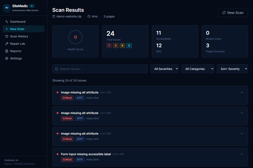 SiteMedic AI – screenshot 1