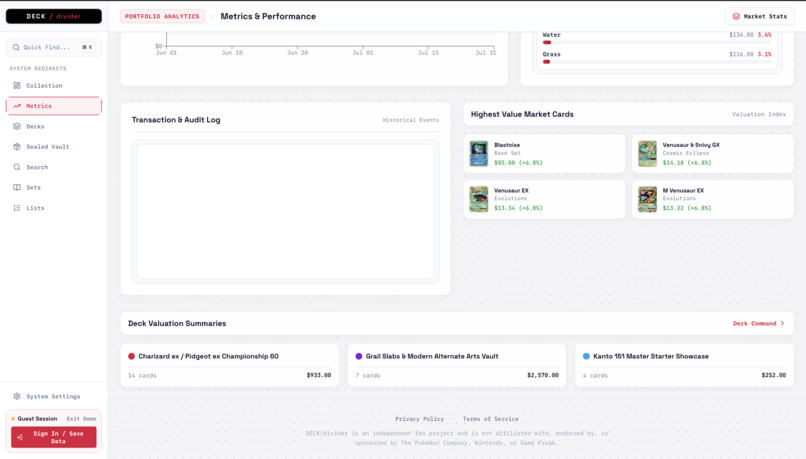 DECK / divider – screenshot 5