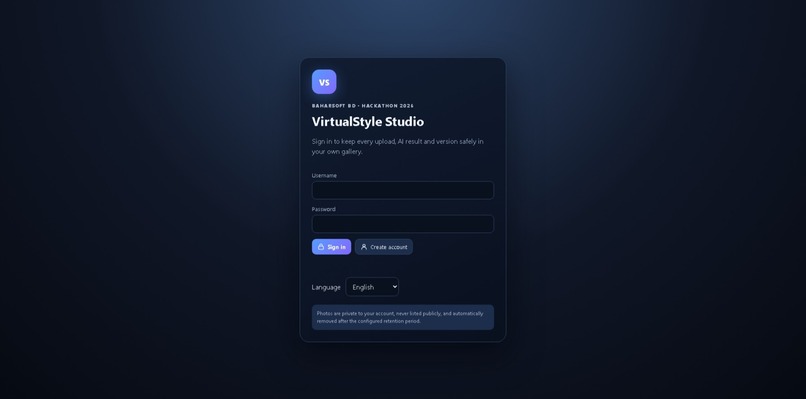 VirtualStyle AI — Inclusive Multilingual Apparel Try-On – screenshot 1