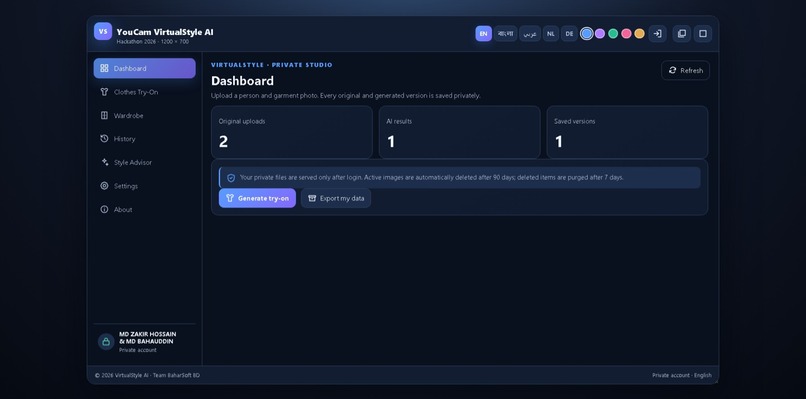 VirtualStyle AI — Inclusive Multilingual Apparel Try-On – screenshot 2