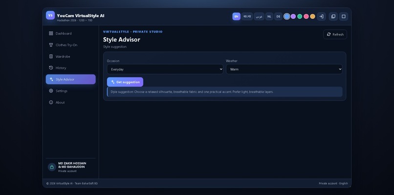 VirtualStyle AI — Inclusive Multilingual Apparel Try-On – screenshot 8