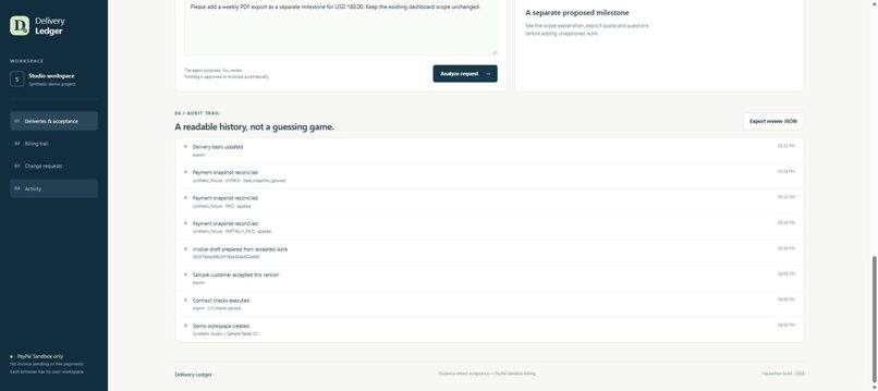 Delivery Ledger – screenshot 3