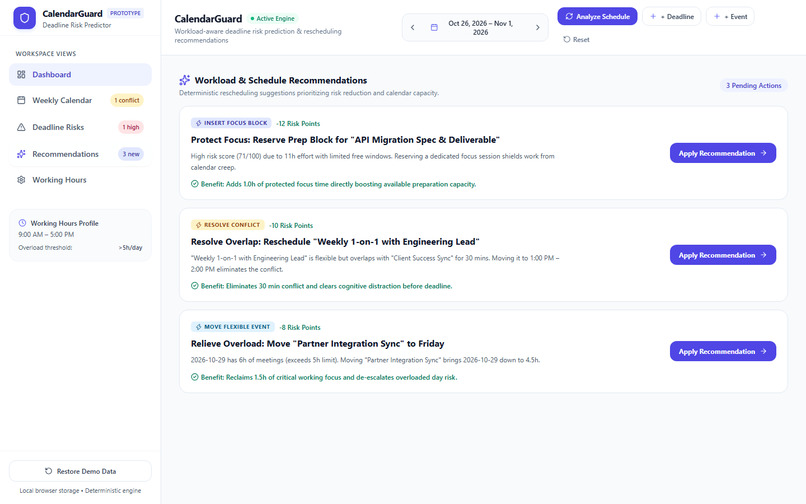 CalendarGuard – screenshot 3