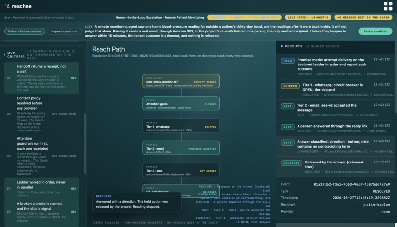 Reachee – screenshot 1