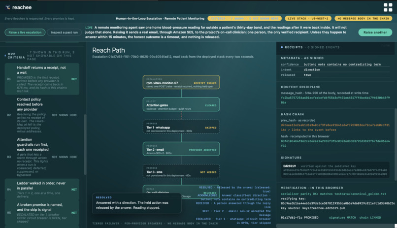 Reachee – screenshot 2