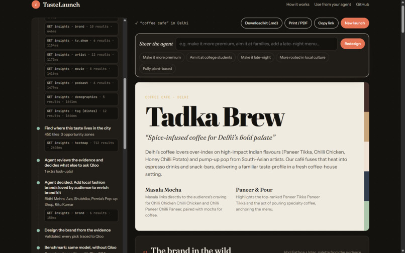 TasteLaunch – screenshot 2