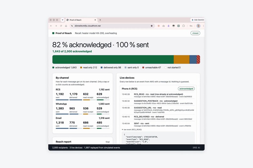 Proof of Reach – screenshot 4