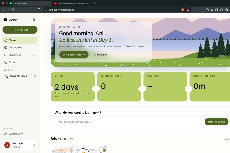 CourseIt – screenshot 2