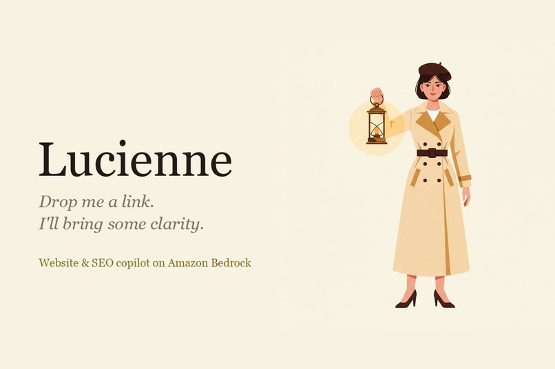 Lucienne · Conversational Website & SEO Copilot – screenshot 1